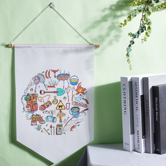 Other - Colorful Illustrated Wall Hanging Decor